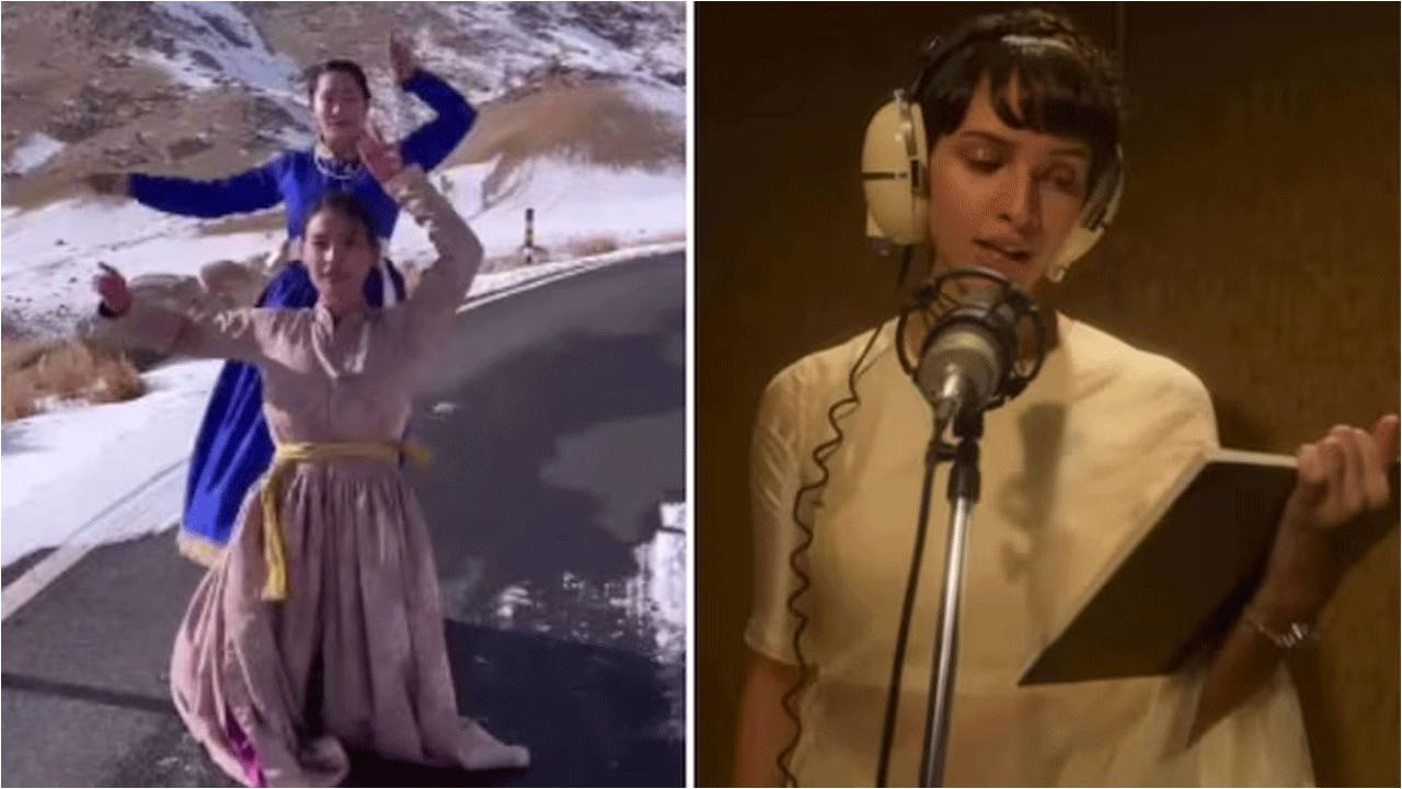 వైర‌ల్ వీడియో : మంచు ప‌ర్వ‌తాల ముంగిట ఆక‌ట్టుకున్న మ‌గువ‌ల‌ డ్యాన్స్‌