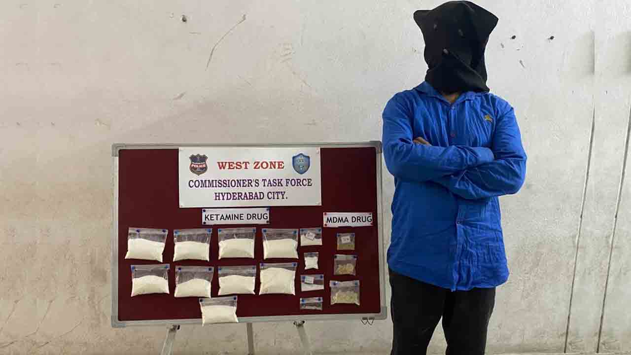 డాక్ట‌ర్ ముసుగులో డ్ర‌గ్స్ దందా.. రూ. 12.32 ల‌క్ష‌ల విలువైన ఎండీఎంఏ స్వాధీనం