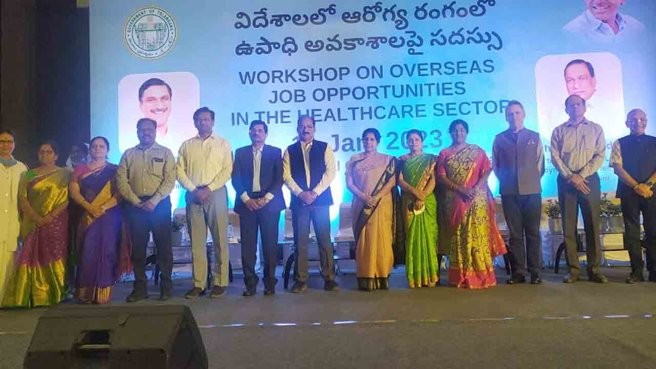 విదేశాల్లో నర్సు ఉద్యోగాలకు డిమాండ్‌ : ఉపాధి కల్పనా ముఖ్య కార్యదర్శి