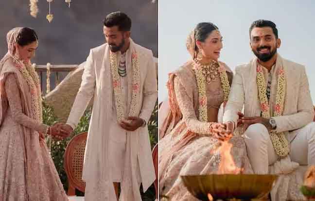 Rahul – Athiya Wedding | వివాహ బంధంలోకి అడుగు పెట్టిన రాహుల్, అథియా.. పెళ్లి ఫొటోలు వైర‌ల్