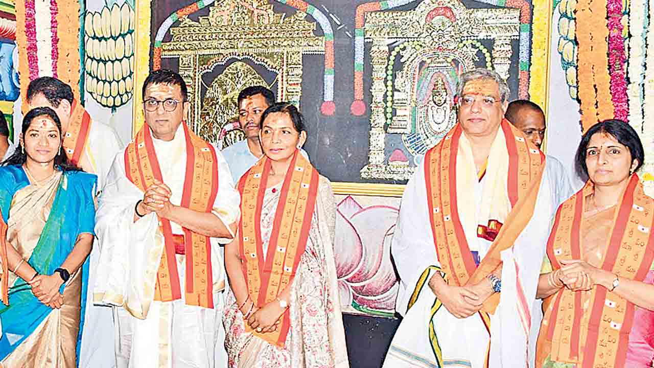 శ్రీశైల మల్లన్న సన్నిధిలో సీజేఐ