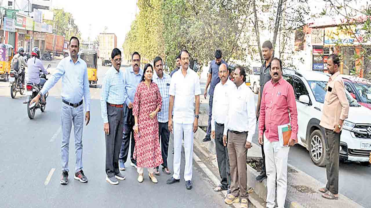 సాగర్‌ రోడ్డు సుందరీకరణకు చర్యలు