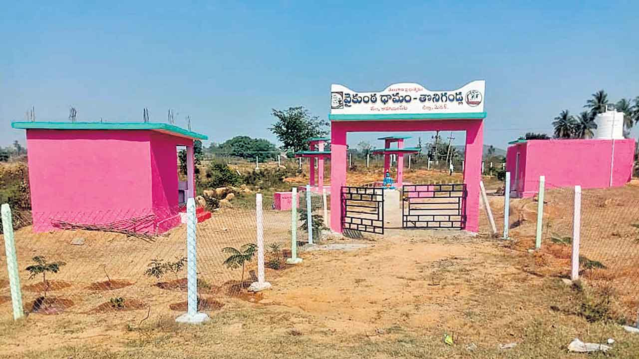 వైకుంఠధామాల్లో సకల సౌకర్యాలు