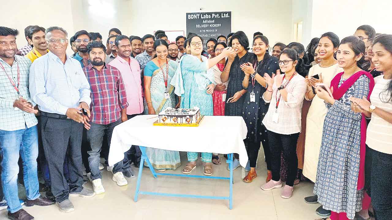 ఆదిలాబాద్‌లో సాఫ్ట్‌వేర్‌ ఉద్యోగుల సంబురాలు