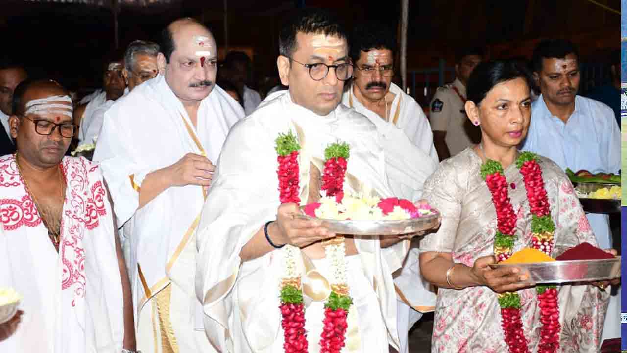 CJI Chandrachud | మహిమాన్వితం శ్రీశైల క్షేత్రం : సీజేఐ ధనుంజయ వై చంద్రచూడ్‌