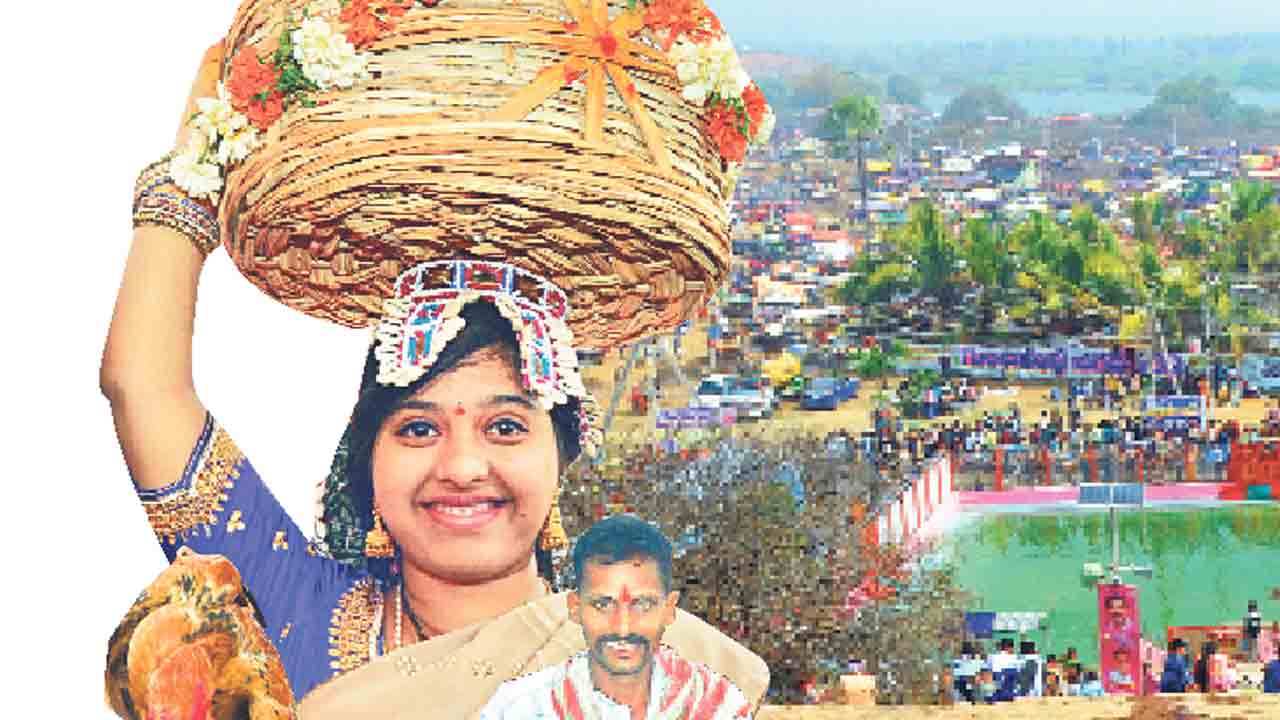 గజ్జె కట్టి గంపలెత్తి!