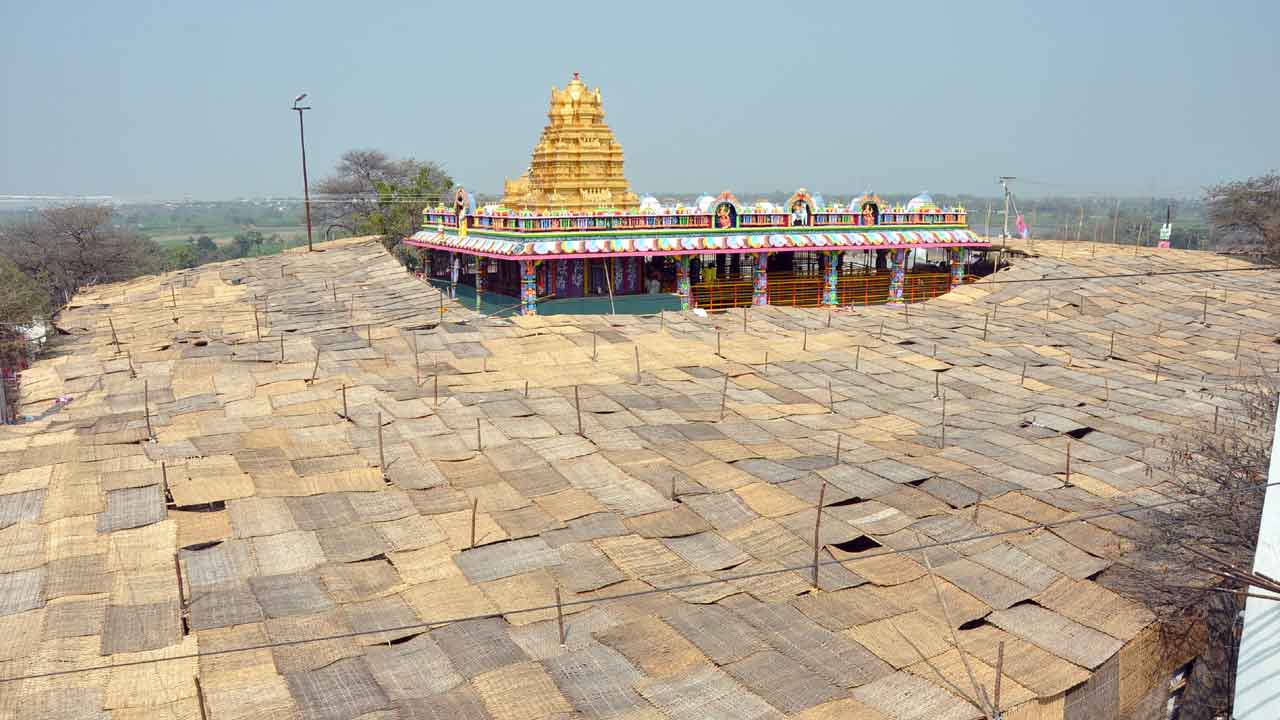 పనుల జాతర..పెద్దగట్టు జాతరకు సకల ఏర్పాట్లు