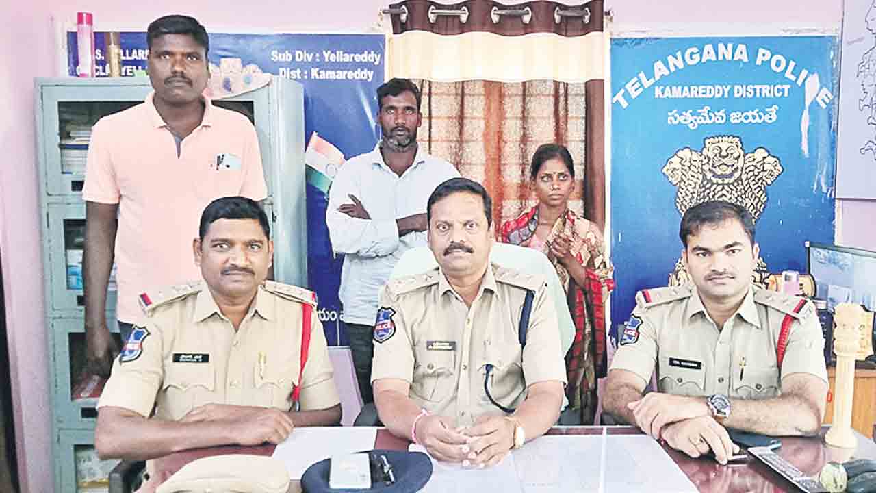 తల్లిని చంపిన తనయుడి అరెస్టు