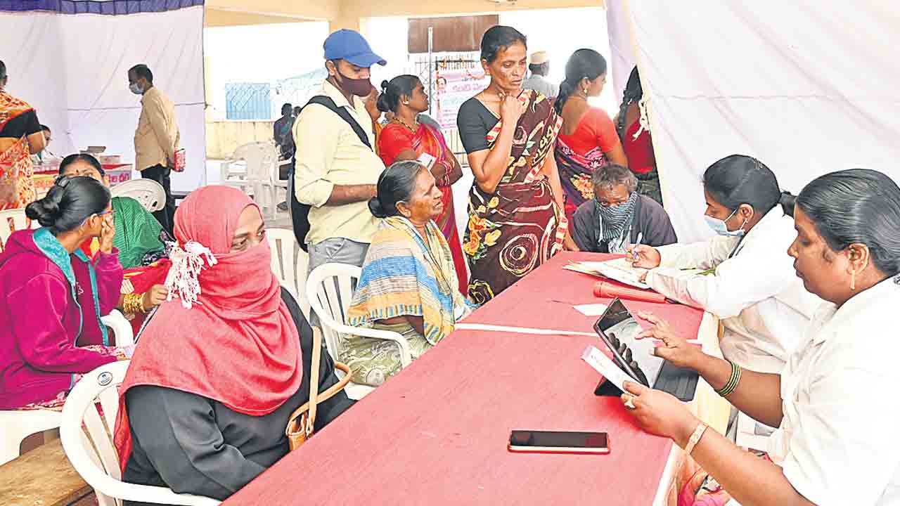 30,727 మందికి కంటి పరీక్షలు