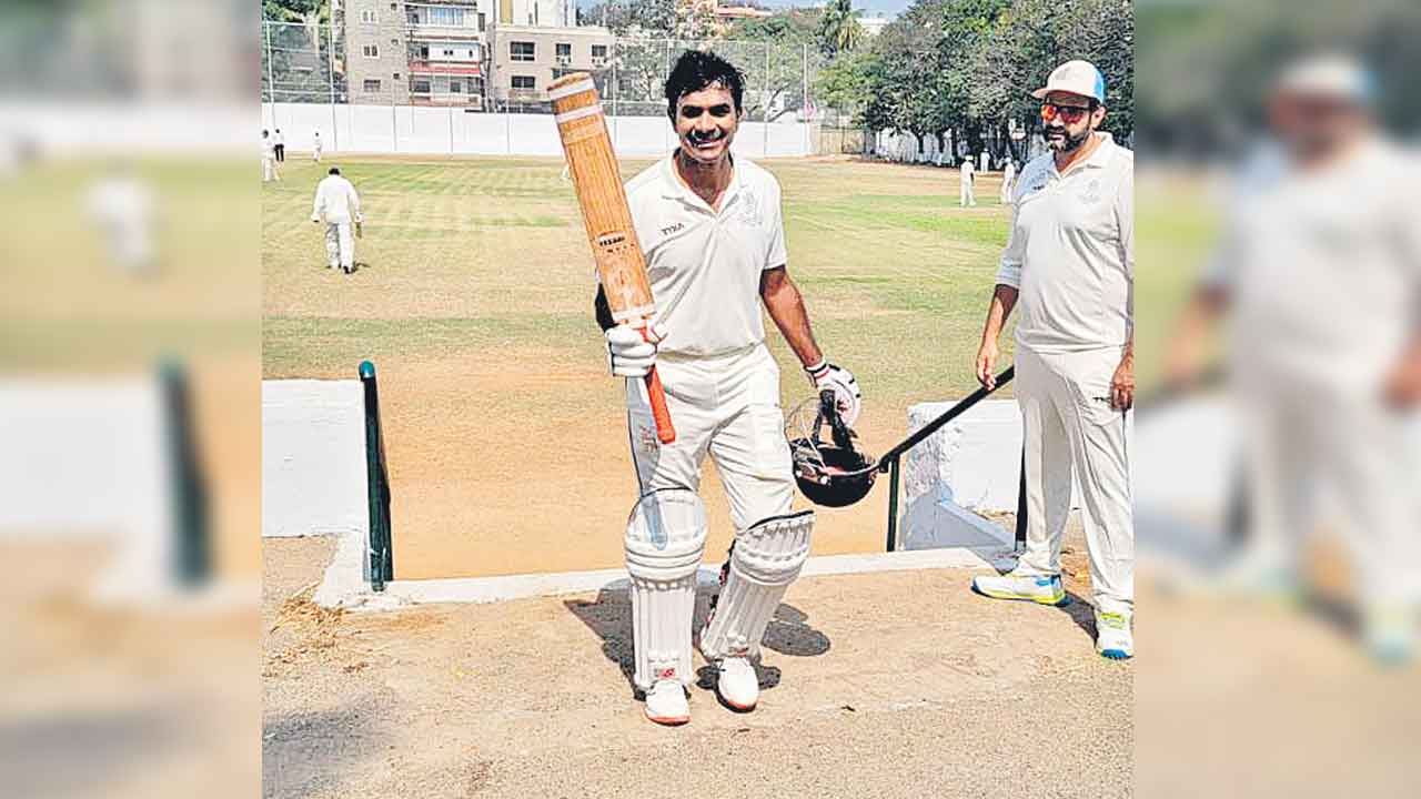 సీవీ ఆనంద్‌ సూపర్‌ సెంచరీ