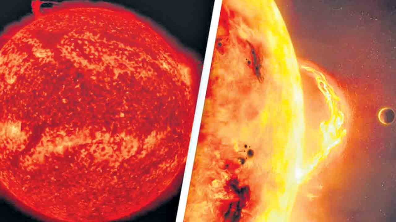 సూర్యుడి నుంచి విడిపోయిన భాగం