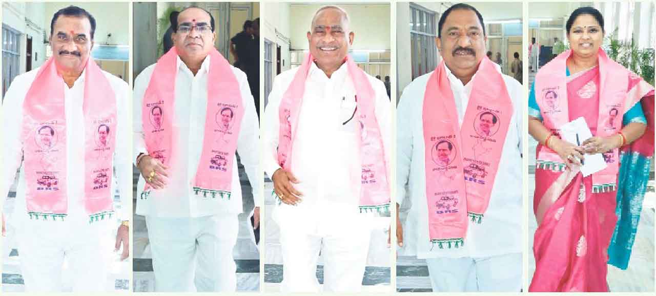 అసెంబ్లీ సమావేశంలో బీఆర్‌ఎస్‌ ఎమ్మెల్యేలు