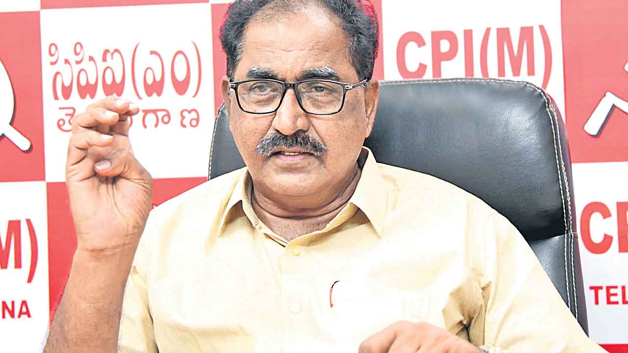 అదానీ ఆస్తులపై సుప్రీం విచారణ తమ్మినేని డిమాండ్‌