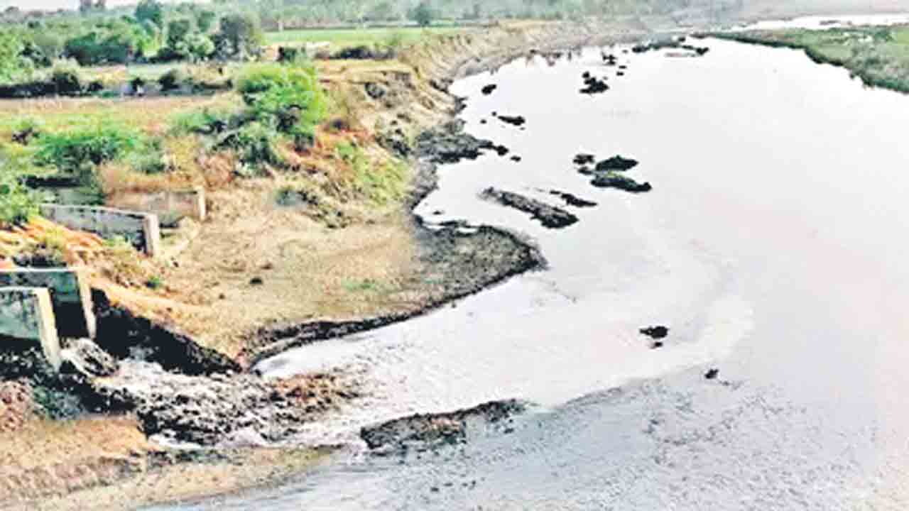 నదీజలం.. విషతుల్యం.. కాలుష్య కాసారాలుగా గుజరాత్‌లోని నదులు