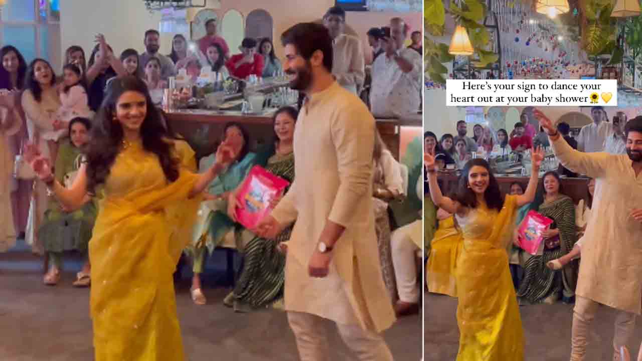 Viral Video | బేబీ షవర్‌ వేడుకలో భర్తతో కలిసి గర్భిణి డ్యాన్స్‌.. నెటిజన్లు ఫిదా..!