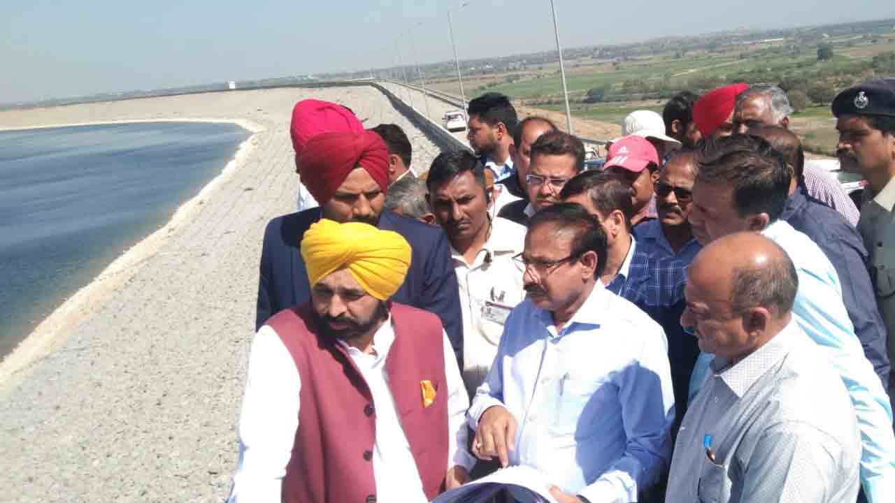 కొండపోచమ్మసాగర్‌ను పరిశీలించిన పంజాబ్‌ సీఎం భగవంత్‌సింగ్‌ మాన్‌