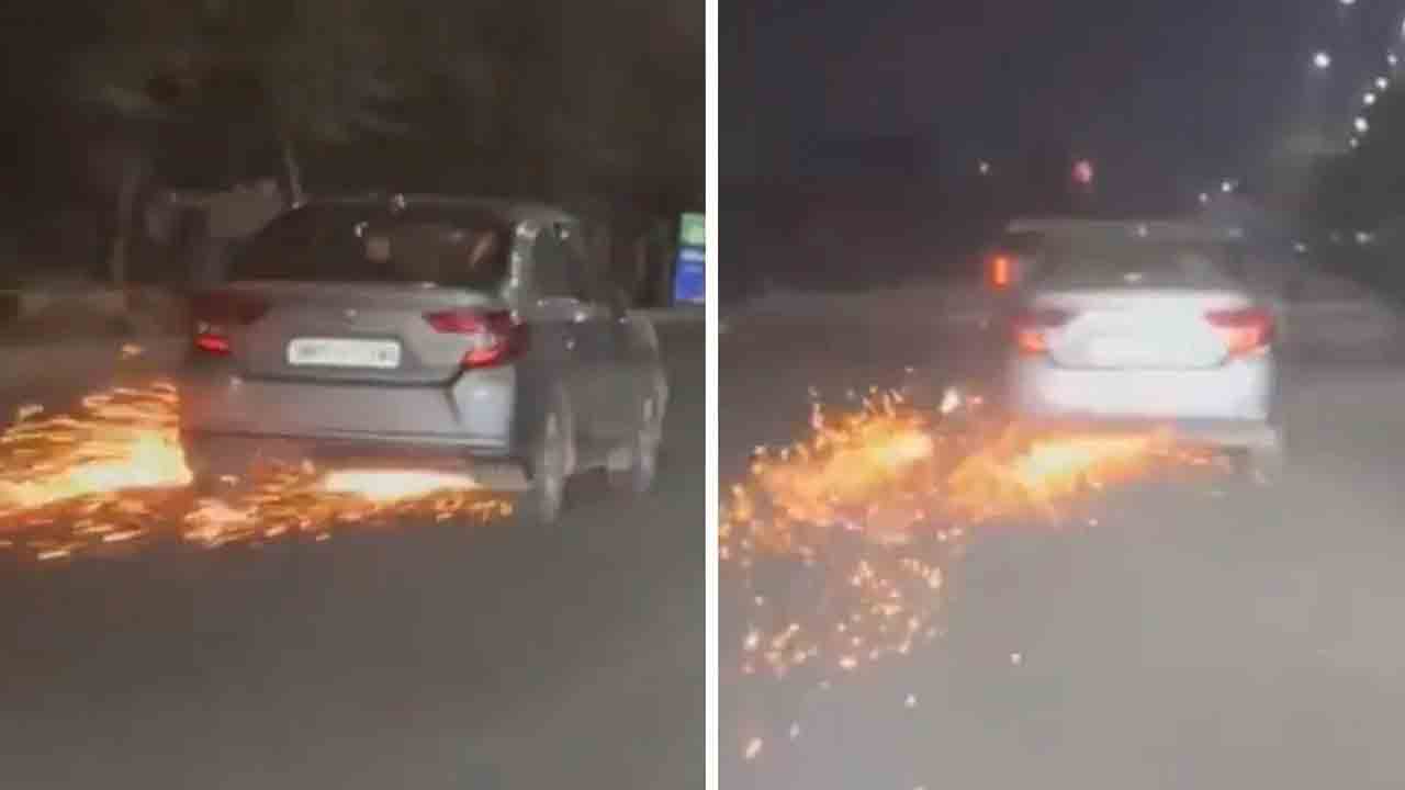 Viral Video | బైక్‌ను ఢీ కొట్టి.. మూడు కిలోమీటర్లు ఈడ్చుకెళ్లిన కారు..!