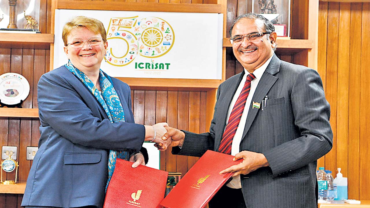 ఇక్రిశాట్‌తో హర్యానా అగ్రివర్సిటీ ఒప్పందం