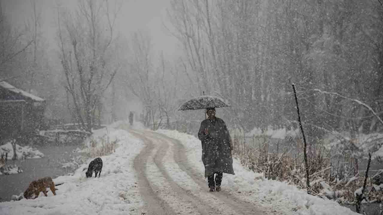 జమ్ముకశ్మీర్‌లో భారీగా కురుస్తున్న మంచు.. స్తంభించిన జనజీవనం.. ఫొటోలు