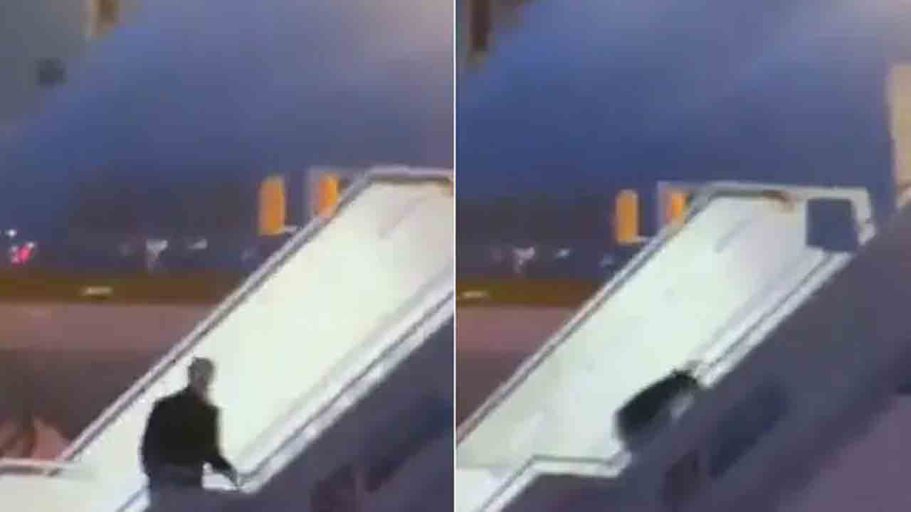 Joe Biden | విమానం ఎక్కుతూ పడిపోబోయిన అమెరికా అధ్యక్షుడు.. వీడియో వైరల్‌..!