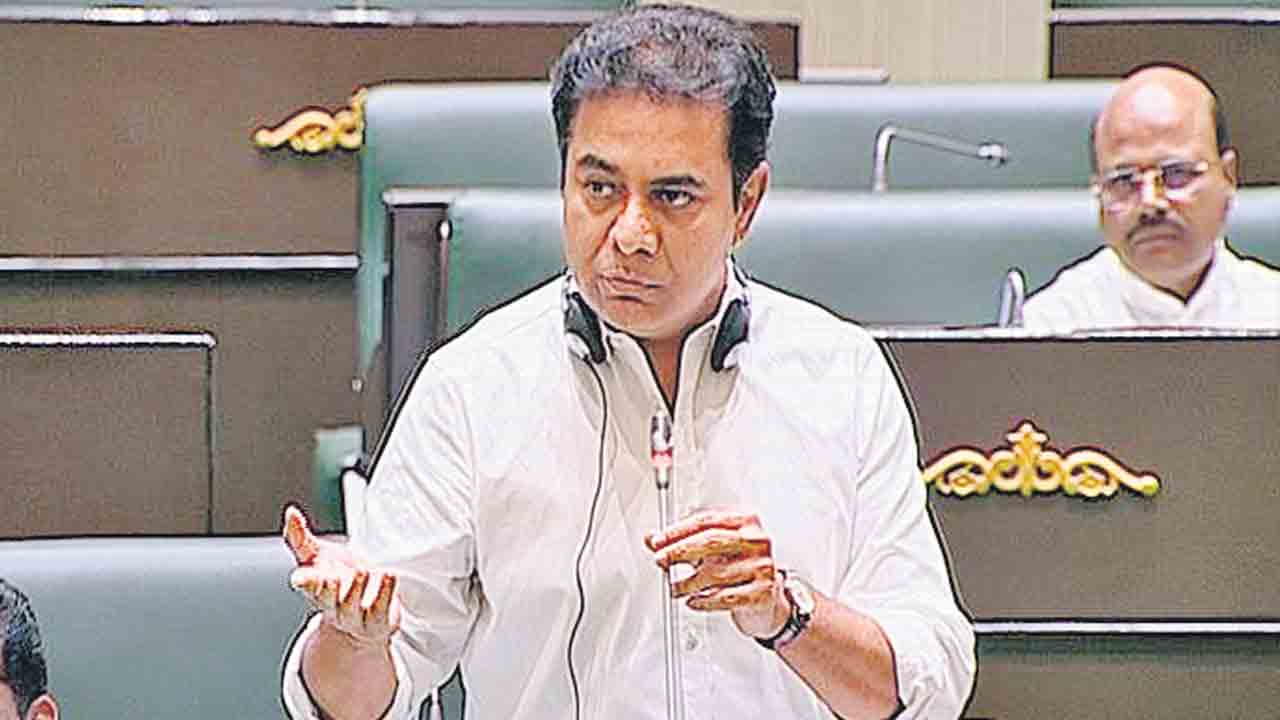కేంద్రానిది కక్ష.. వివక్ష.. అసెంబ్లీలో మంత్రి కే తారకరామారావు