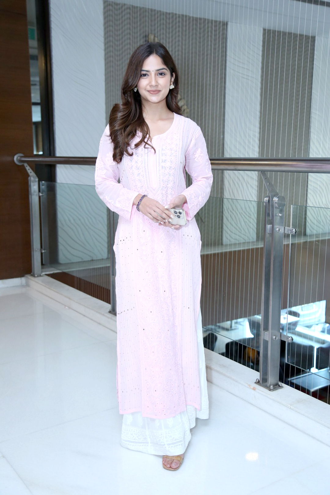 Kashmira Pardeshi at Vinaro Bhagyamu Vishnu Katha Movie Success Meet