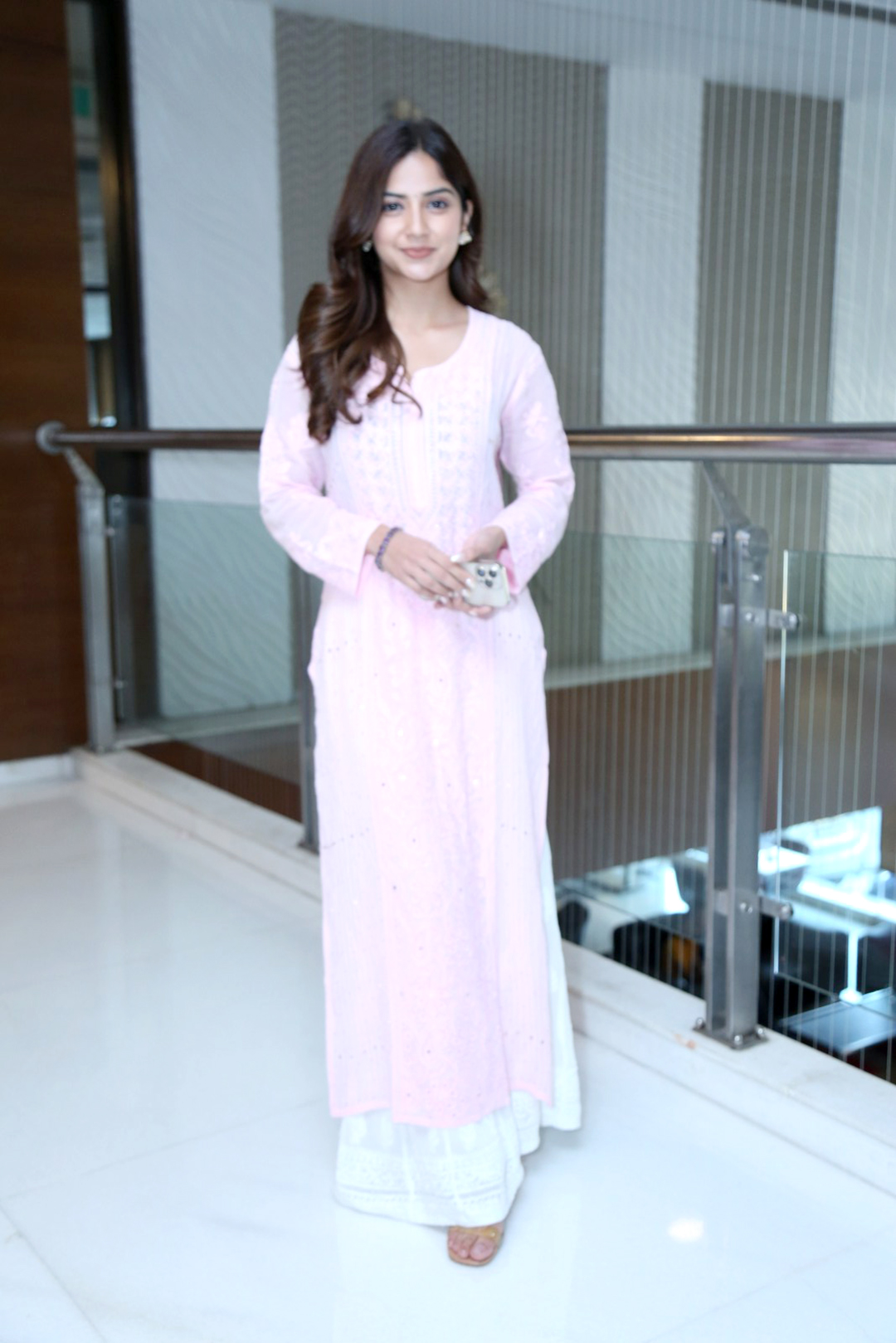 Kashmira Pardeshi at Vinaro Bhagyamu Vishnu Katha Movie Success Meet