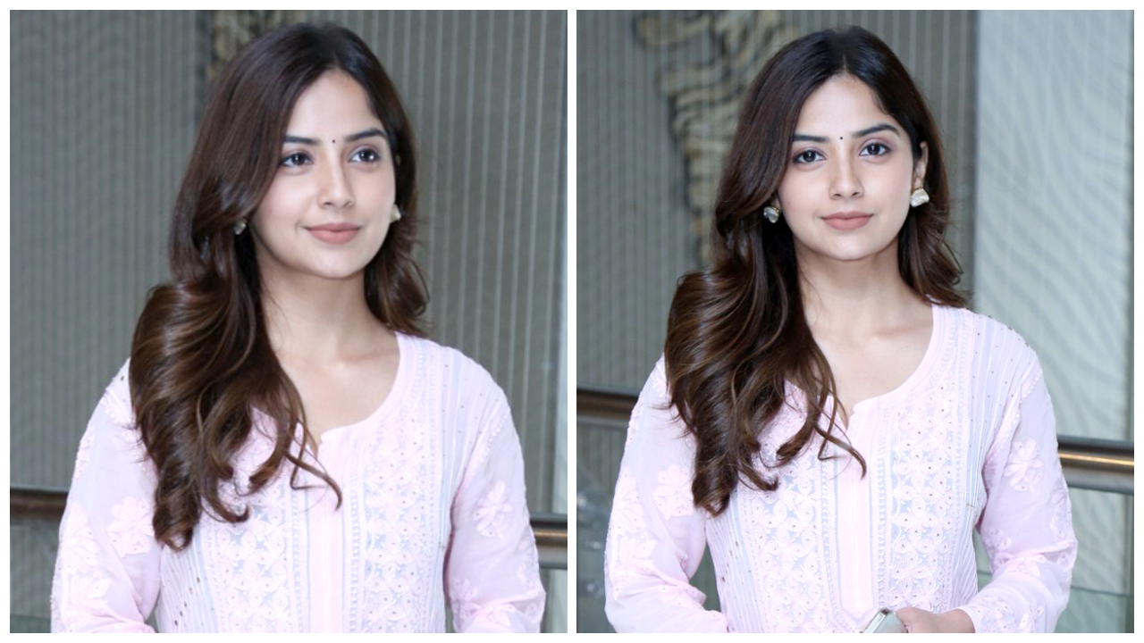 Kashmira Pardeshi | వినరో భాగ్యము విష్ణు కథా మూవీ సక్సెస్ మీట్‌లో కాశ్మీరా పరదేశి..