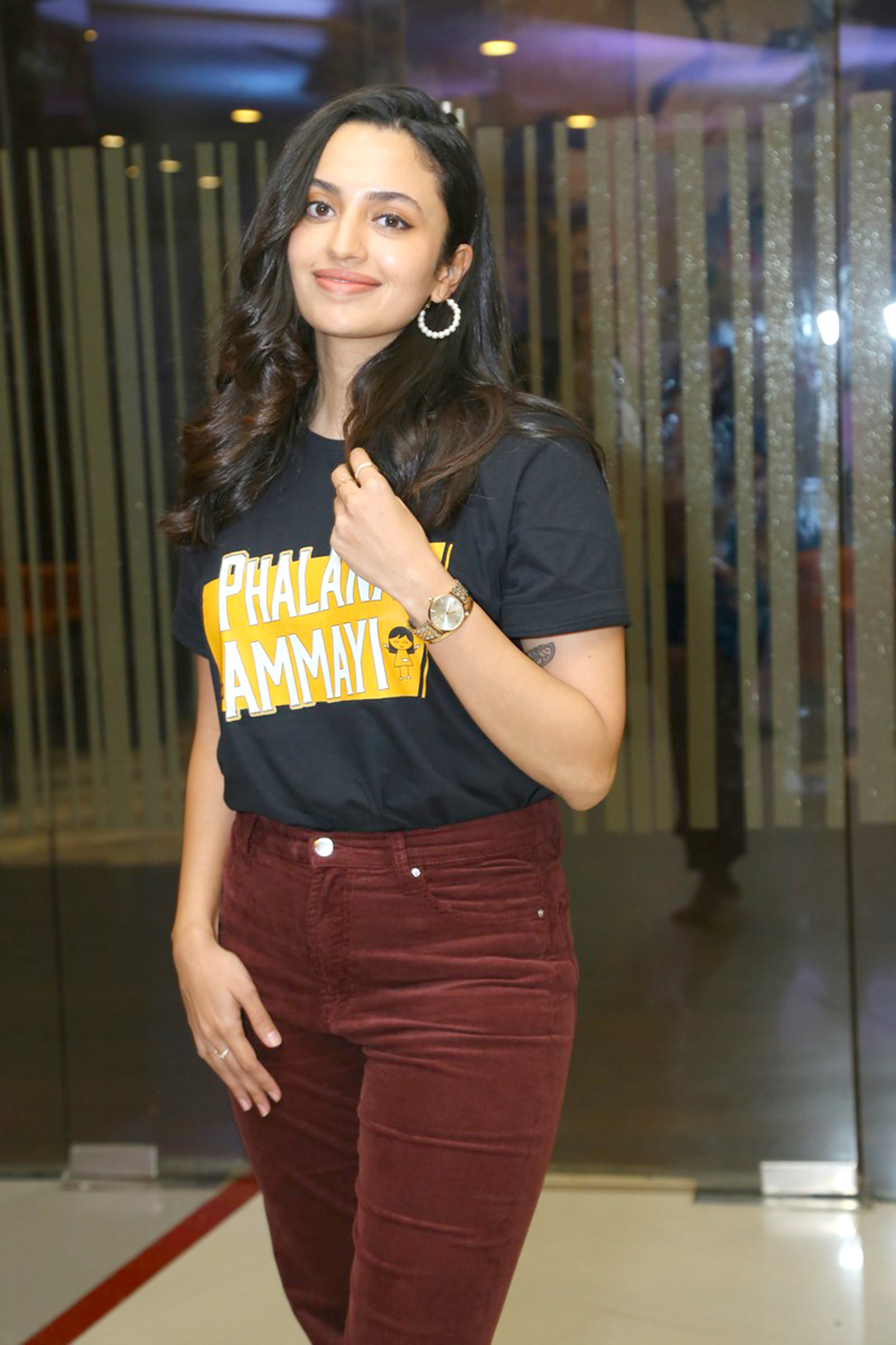 Malvika Nair at Phalana Abbayi Phalana Ammay Movie Teaser Launch