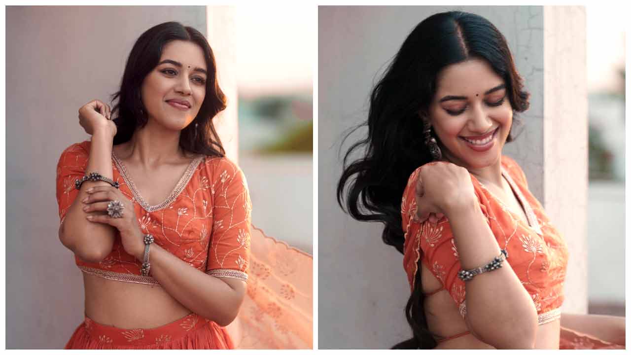 Mirnalini Ravi | ఆరెంజ్ డ్రెస్‌లో హొయలు పోయిన మృణాళిని రవి..