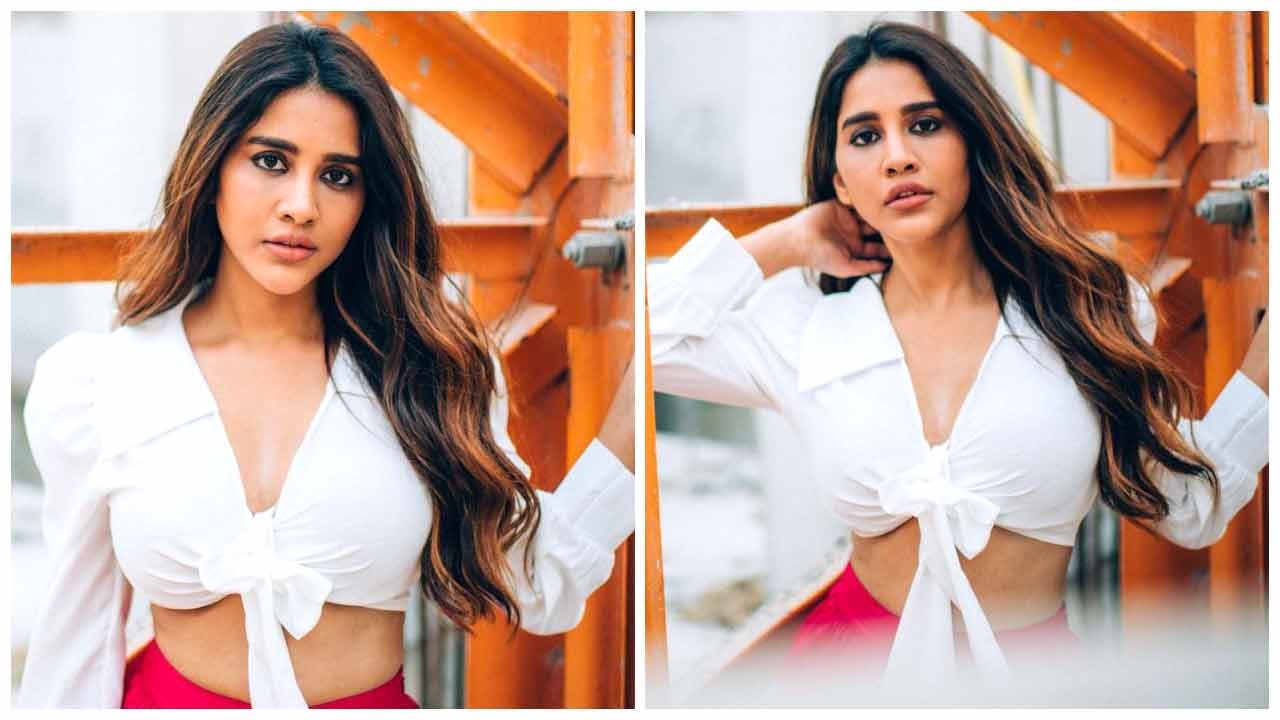 Nabha Natesh | వైట్ క‌ల‌ర్ టాప్‌లో నభా నటేష్ అందాల జాతర..