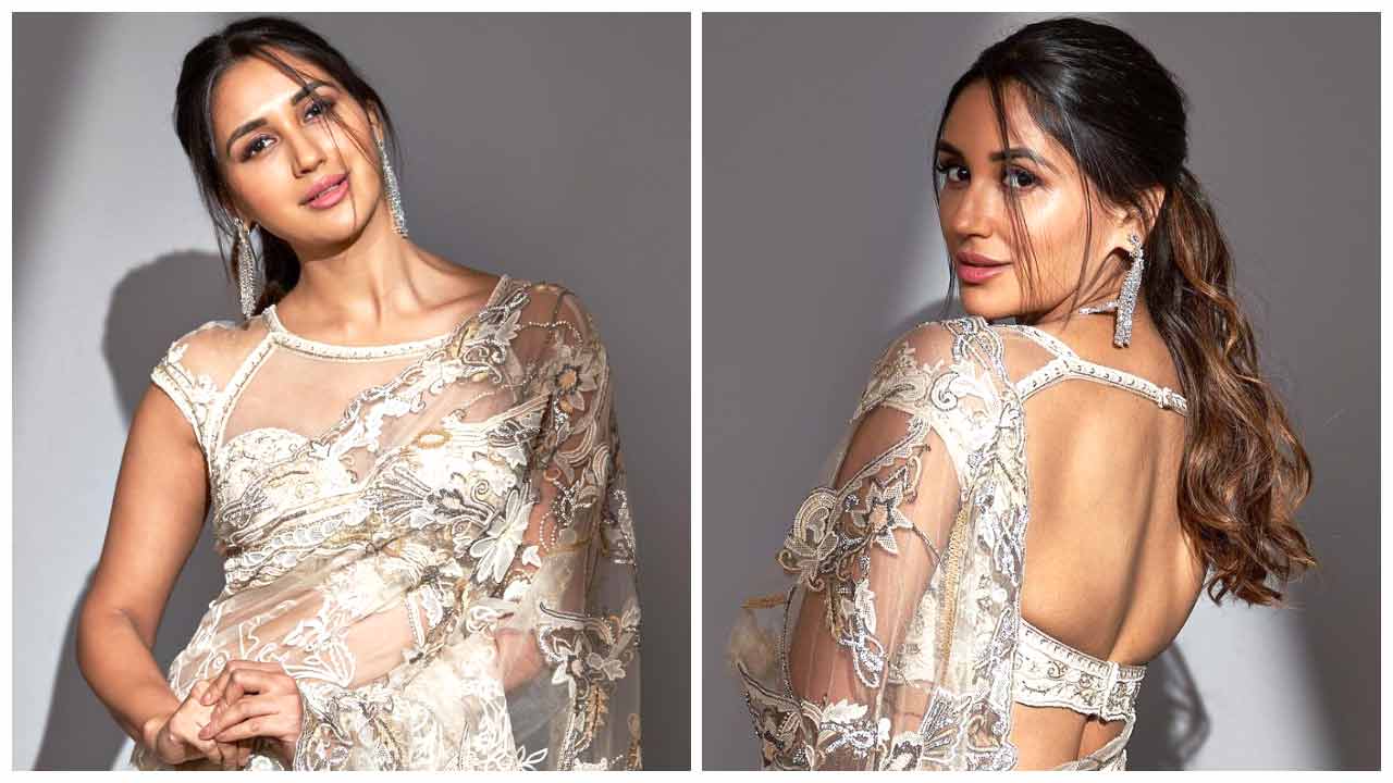 Nikita Dutta | ఉల్లిపొరలాంటి చీరలో నికితా దత్త ధగధగలు..