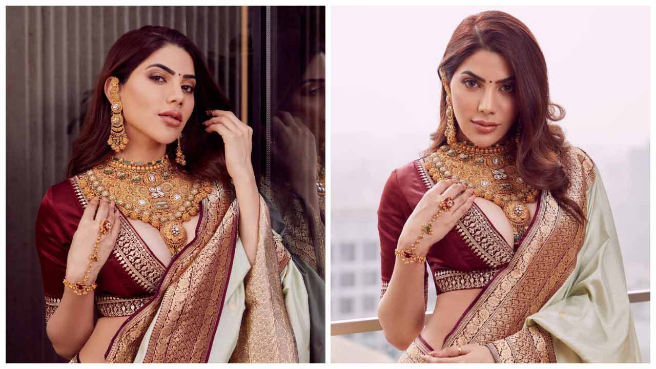 Nikki Tamboli | పట్టుచీరలో పరువాలు ఒలకబోస్తున్న నిక్కి తంబోలి..