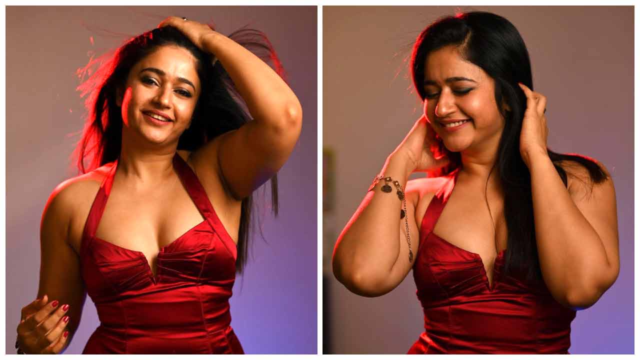 Poonam Bajwa | మెరూన్ డ్రెస్‌లో పూనమ్ బజ్వా మెరుపులు..