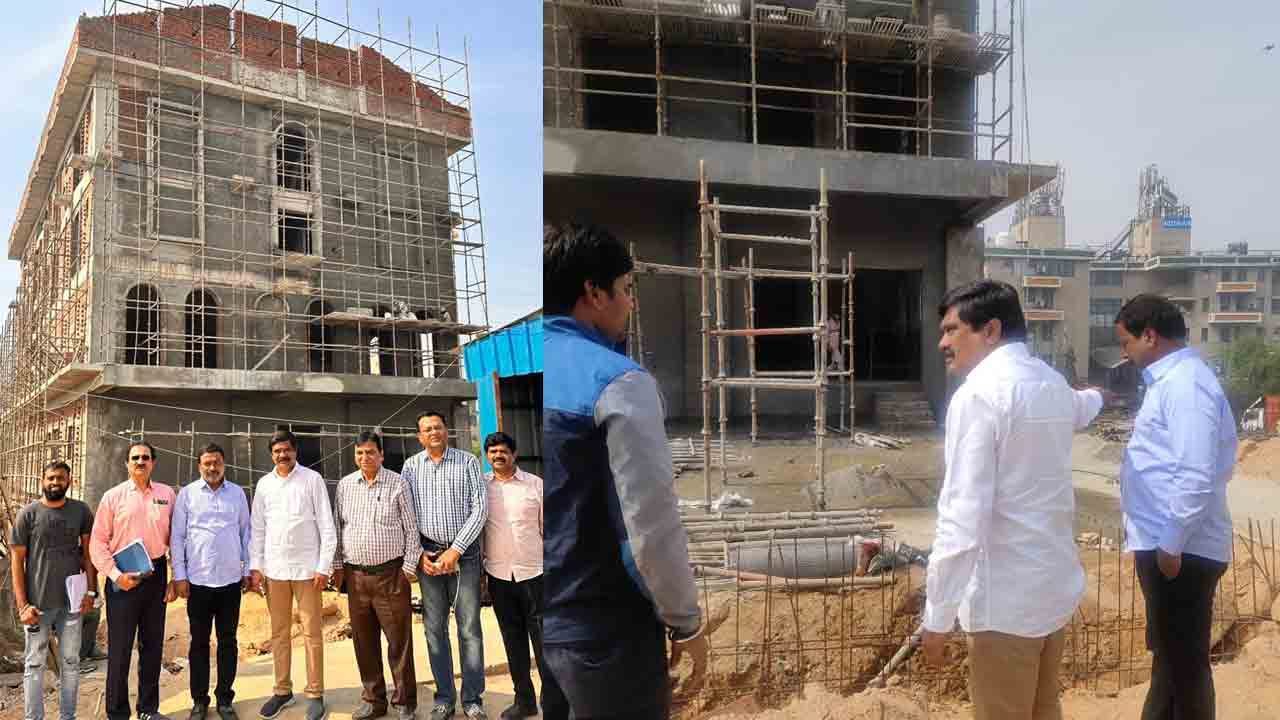 BRS Party Office | ఢిల్లీలో బీఆర్‌ఎస్‌ కార్యాలయ నిర్మాణ పనులను పరిశీలించిన మంత్రి వేముల