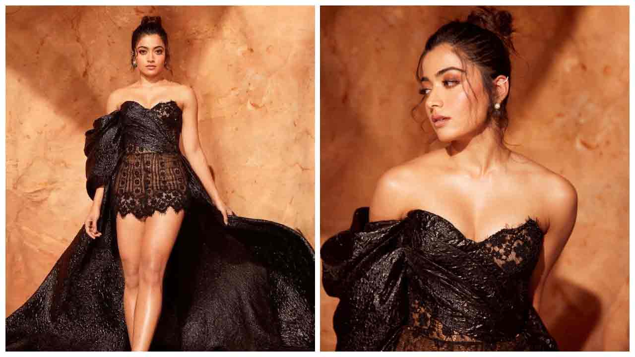 Rashmika Mandanna | బ్లాక్ డ్రెస్‌లో సెగ‌లు పుట్టిస్తున్న రష్మిక మందన్న..