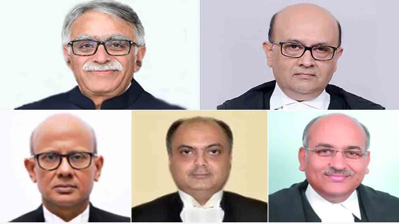 ఐదుగురు సుప్రీంకోర్టు న్యాయమూర్తుల నియామకానికి కేంద్రం ఆమోదం