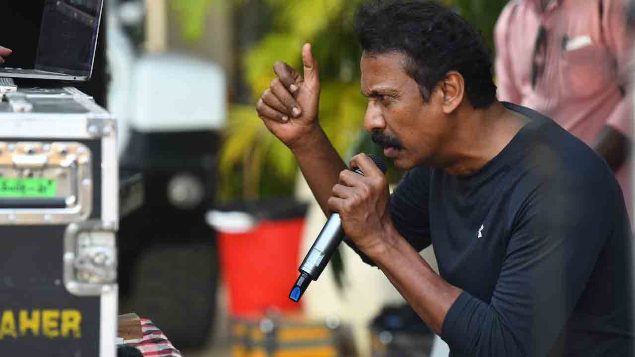 Samuthirakani | యాక్షన్‌ మూడ్‌లో సముద్రఖని.. PKSDT షూటింగ్ అప్‌డేట్