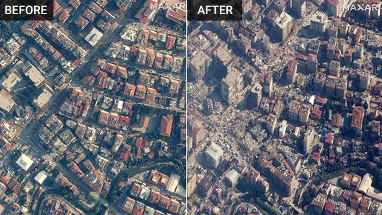 Turkey Earthquake | భూకంపం ముందు, తర్వాత.. ఉపగ్రహ చిత్రాలు విడుదల..!
