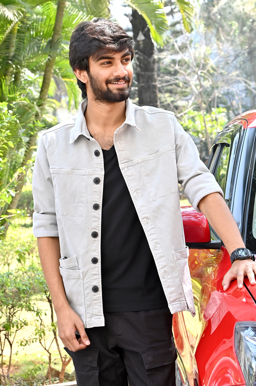 Sathvik Varma at Chiclets Movie Trailer Launch