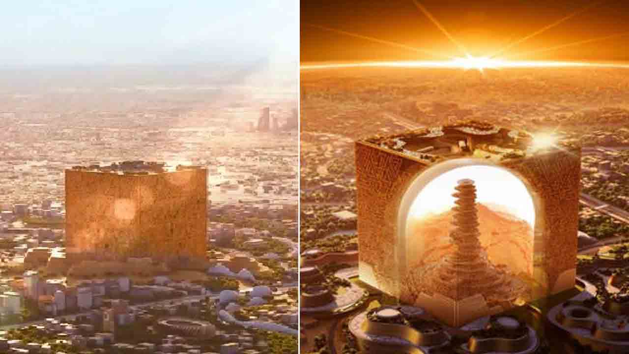 Saudi Arabia | మరో భారీ ప్రాజెక్ట్‌కు రెడీ అయిన సౌదీ.. బంగారు వర్ణంలో మెరిసిపోతున్న ‘ది ముకాబ్‌‌’..!