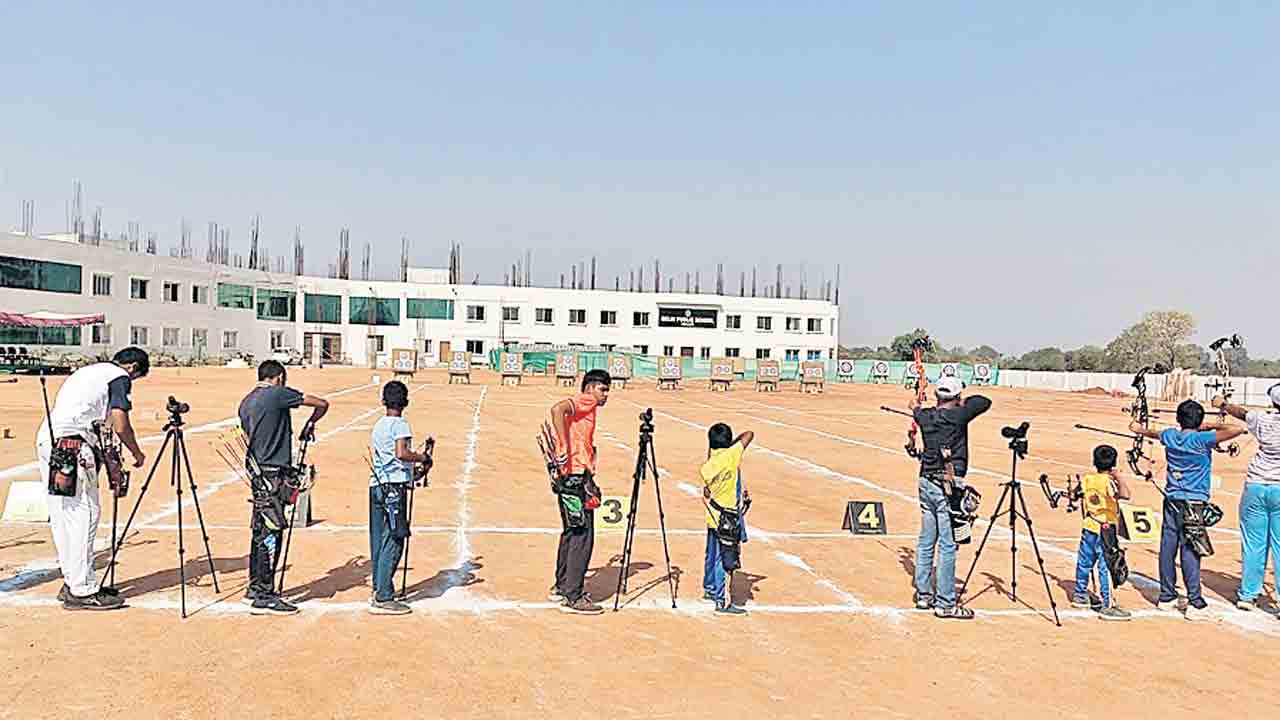 కొల్లూర్‌లో రాష్ట్ర స్థాయి ఆర్చరీ పోటీలు