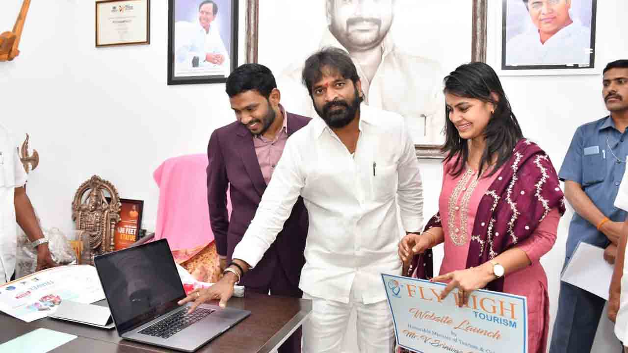 రాష్ట్రంలో పర్యాటక రంగ అభివృద్ధికి అనేక చర్యలు చేపట్టాం : మంత్రి శ్రీనివాస్‌గౌడ్‌