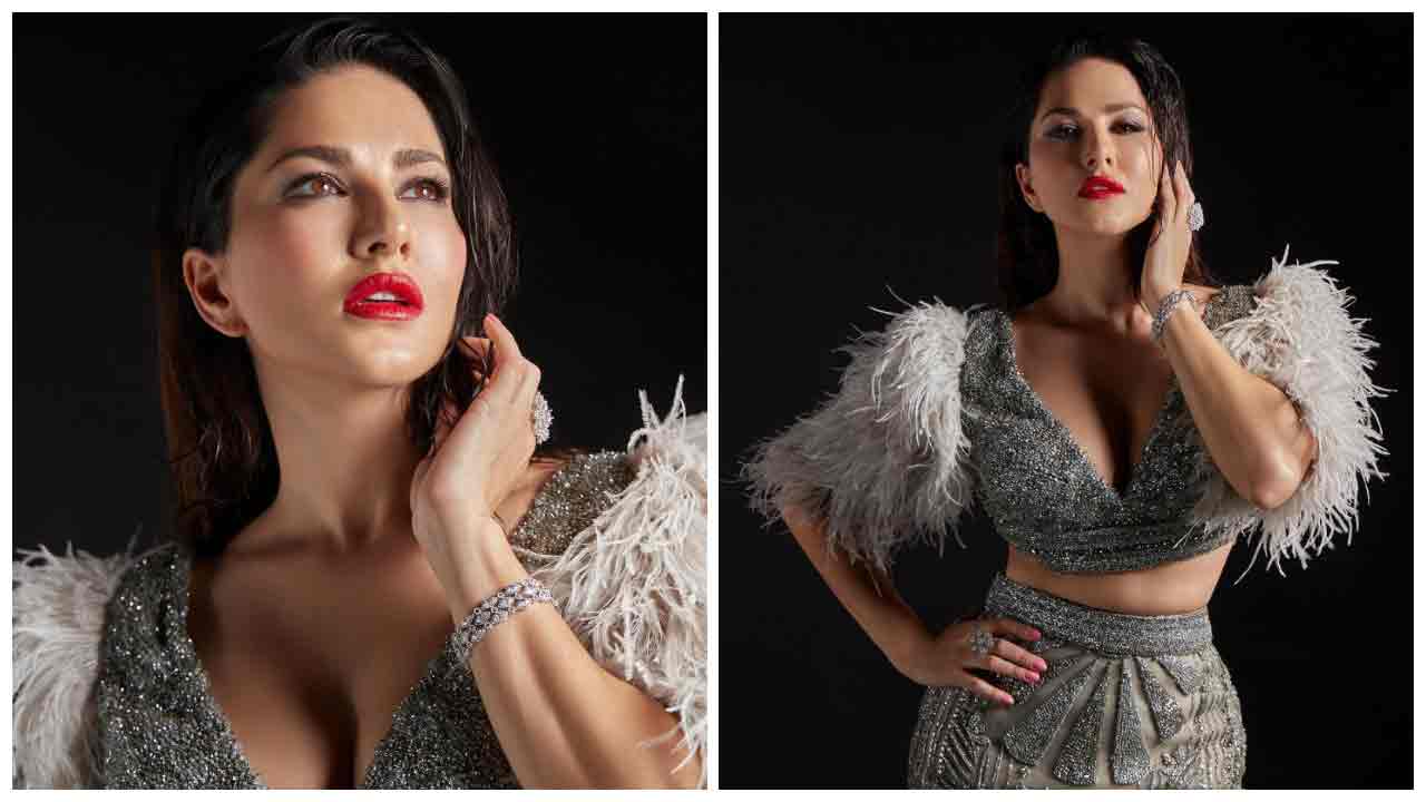 Sunny Leone | మెరిసే డ్రెస్‌లో సన్నీలియోన్ మెరుపులు..