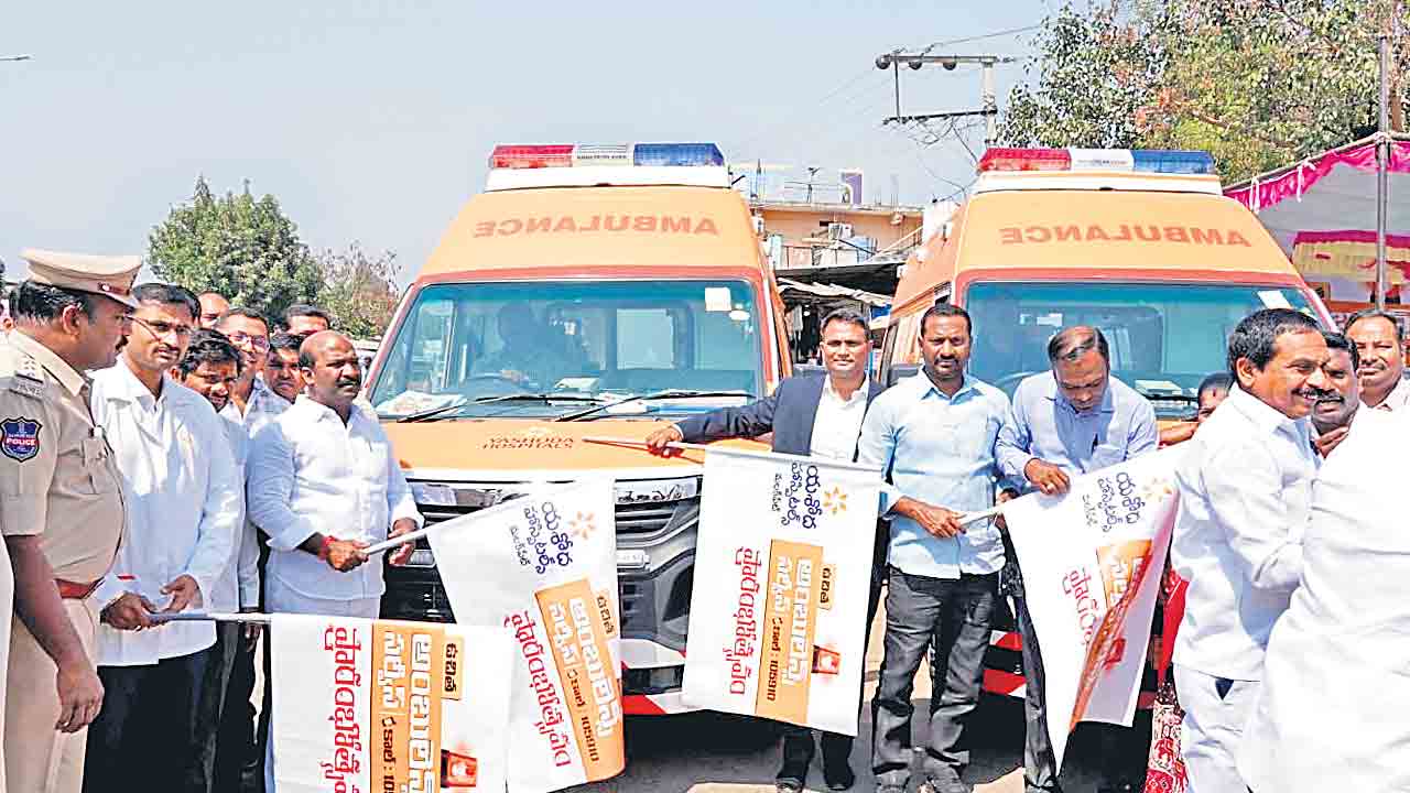 యశోద ఉచిత అంబులెన్స్‌ ప్రారంభం