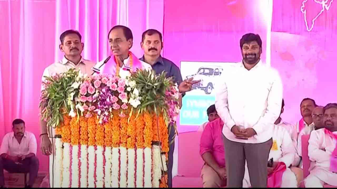 నాందేడ్ స‌భ‌లో బాల్క సుమ‌న్‌పై సీఎం కేసీఆర్ ప్ర‌శంస‌లు