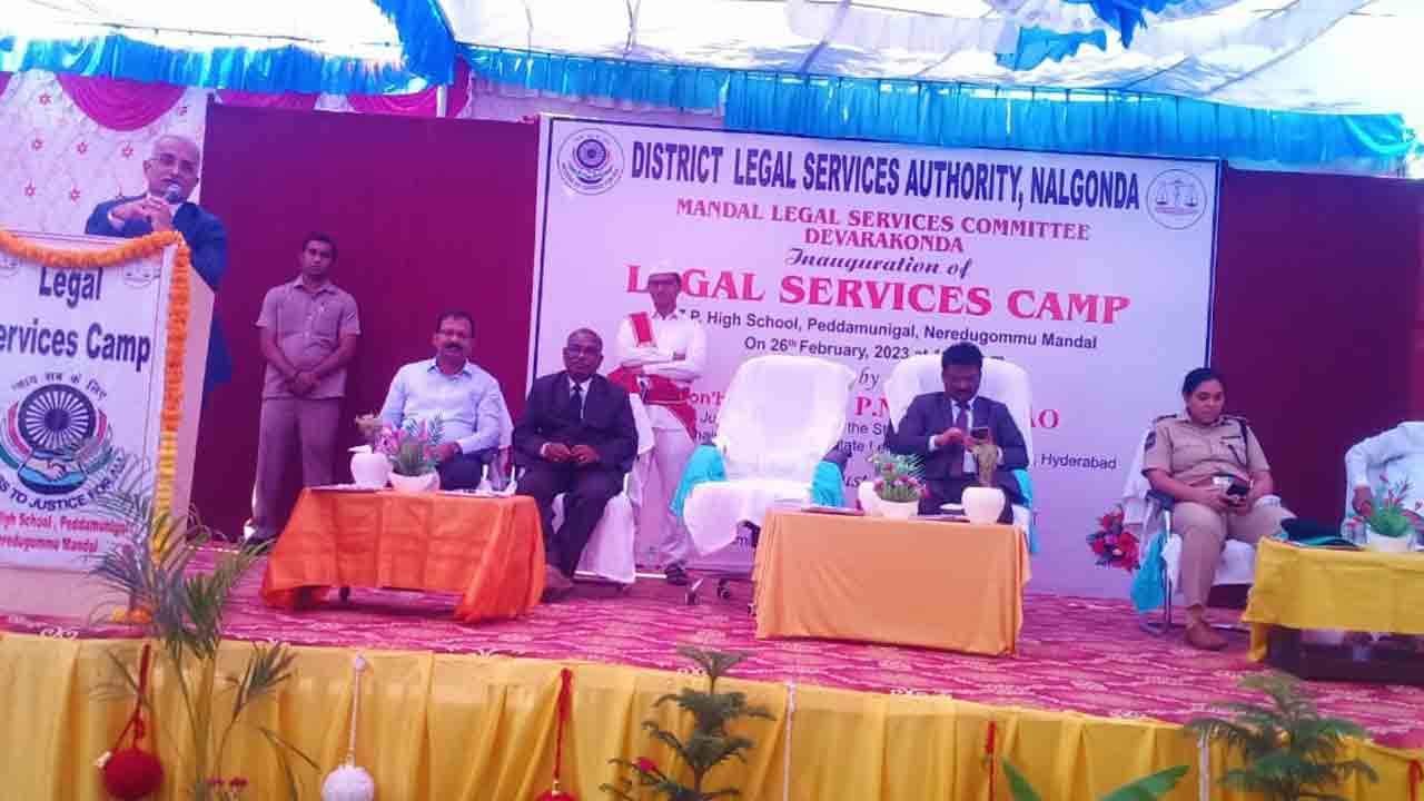 నల్లగొండ కోర్టులో ప్రారంభోత్సవాలు, శంకుస్థాపనలు