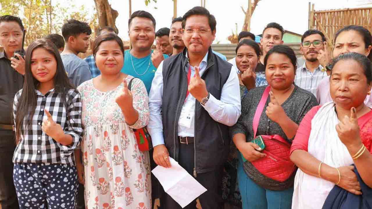 నాగాలాండ్‌, మేఘాలయలో రికార్డు స్థాయి పోలింగ్‌