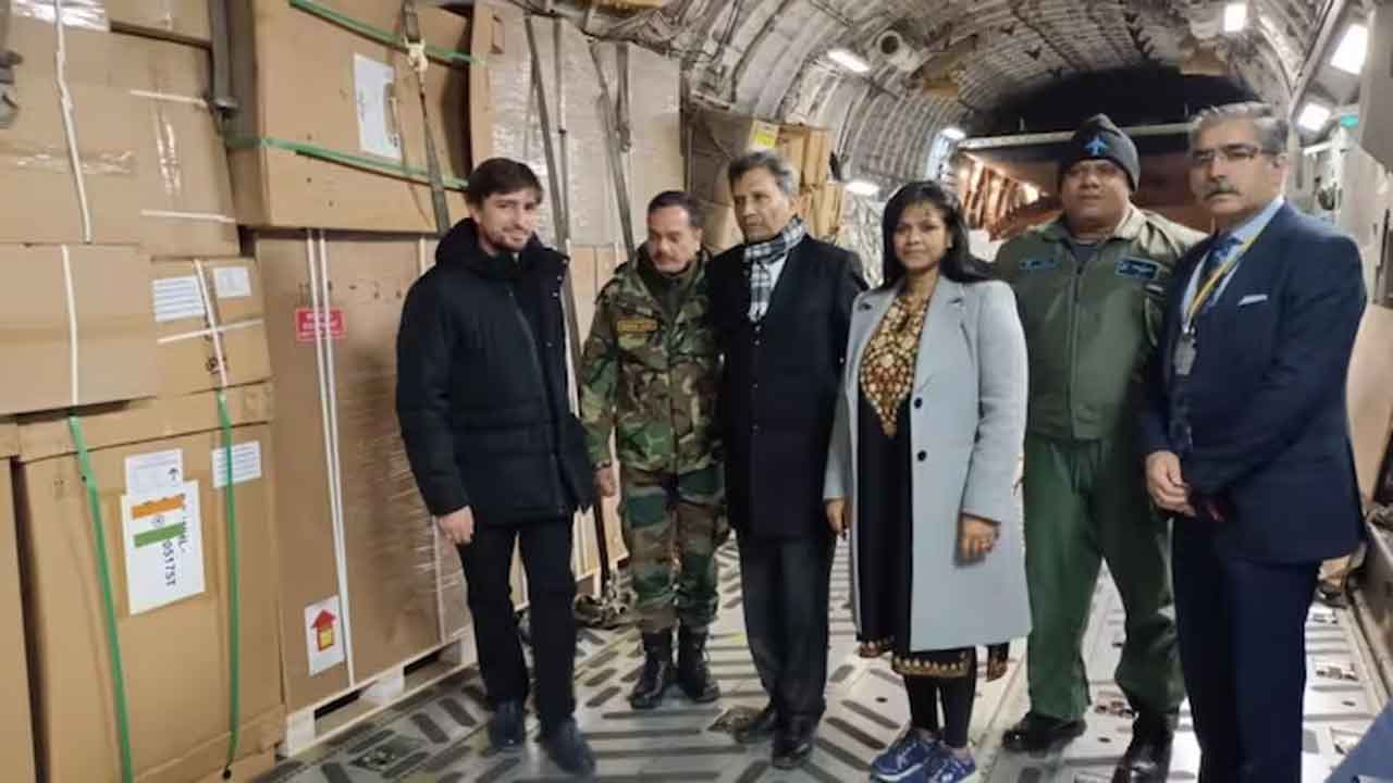 Indian help | తుర్కియే చేరిన ఏడో భారతీయ విమానం.. కార్గోలో వెంటిలేటర్లు, మందులు, బ్లాంకెట్లు