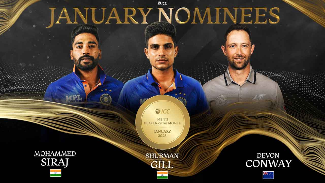 ICC Player Of The Month | ఐసీసీ ప్లేయ‌ర్ ఆఫ్ ది మంత్ అవార్డు రేసులో శుభ్‌మ‌న్ గిల్, సిరాజ్